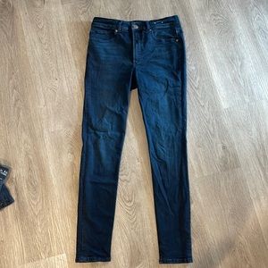 Express denim perfect high rise jean leggings